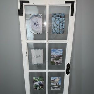 Rustic door photo frame